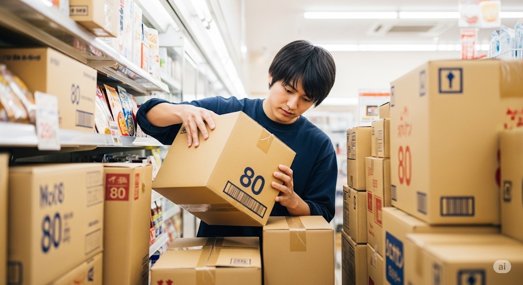 段ボール購入コンビニでの探し方