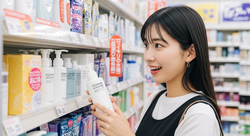 セザンヌドクダミ化粧水どこで売ってる？市販の店舗を調査