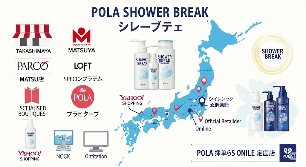 結論：ポーラ シャワーブレイクはどこで売ってる